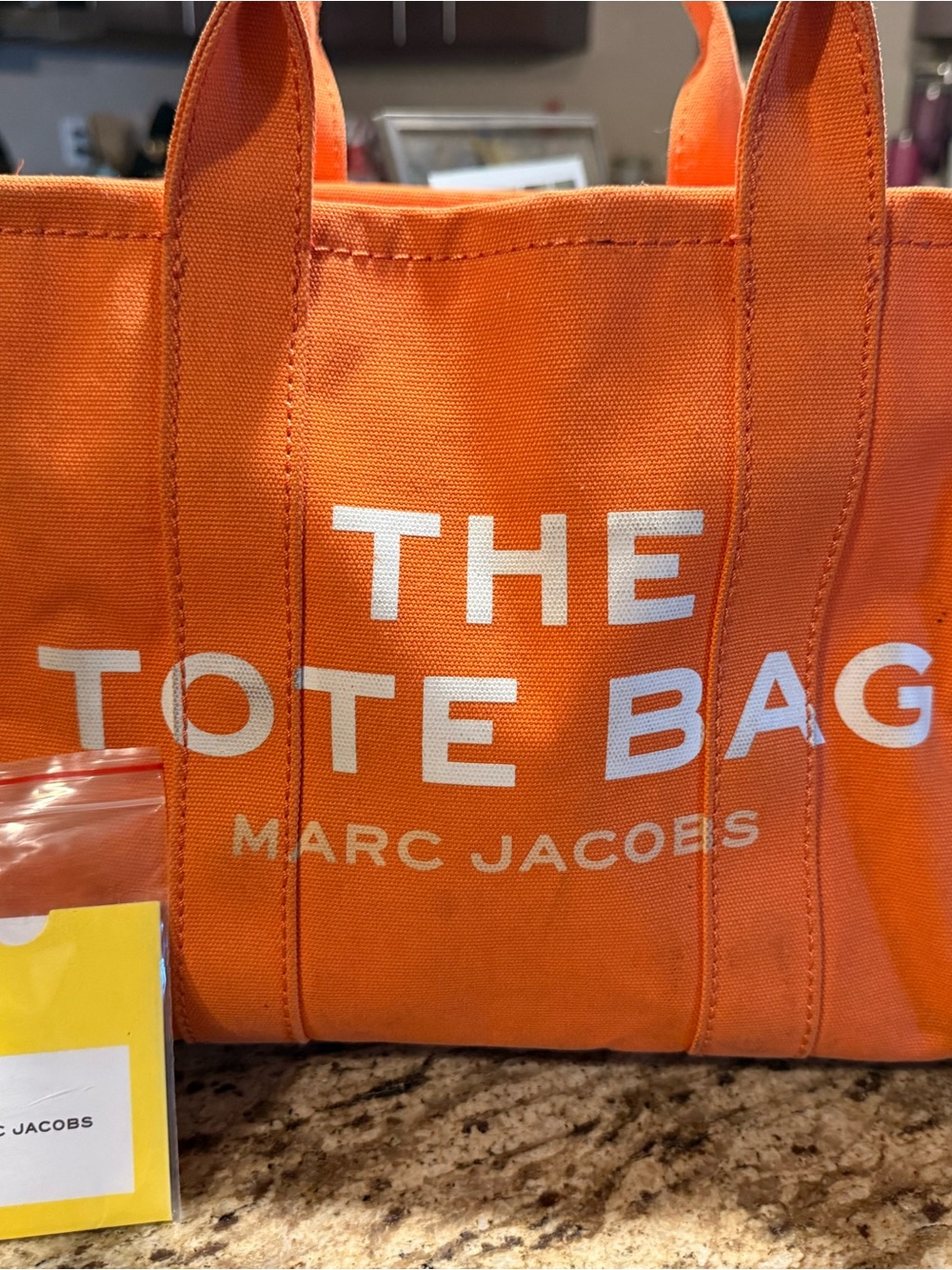 Marc Jacobs Orange The Tote Bag - Durable Canvas Tote
